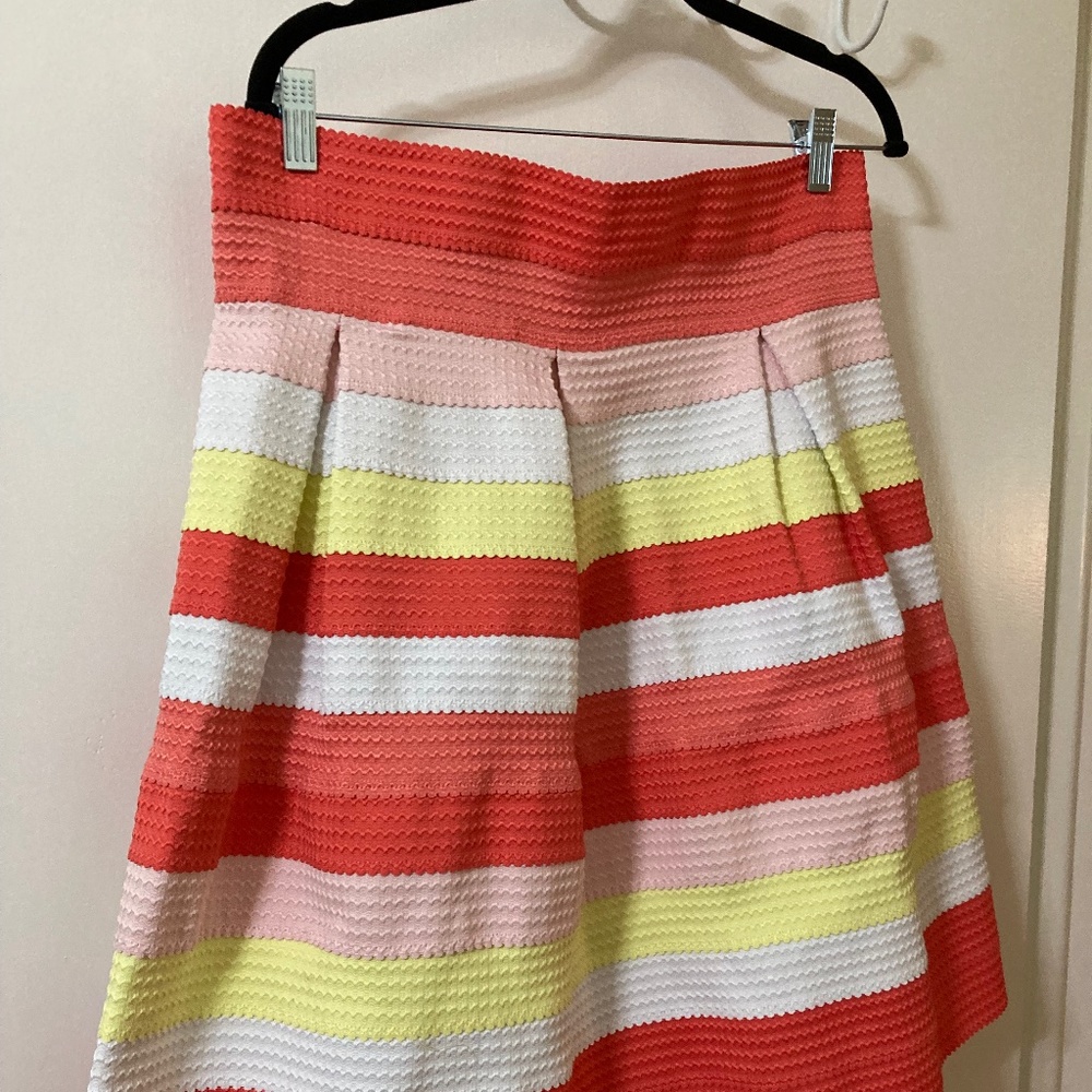 XL Colorful Tiered Skirt - stretch